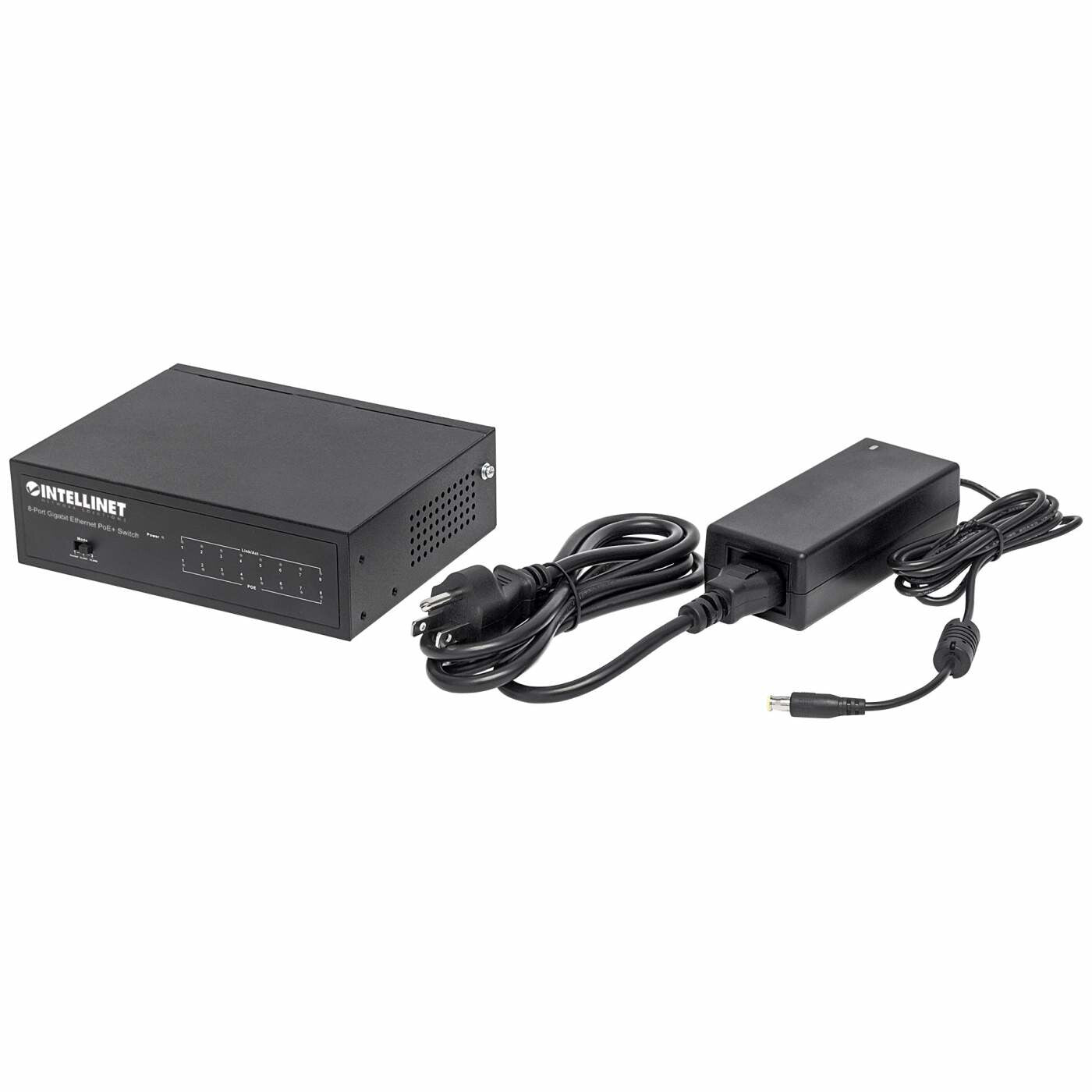 Intellinet Switch PoE+ Gigabit Ethernet de 8 puertos