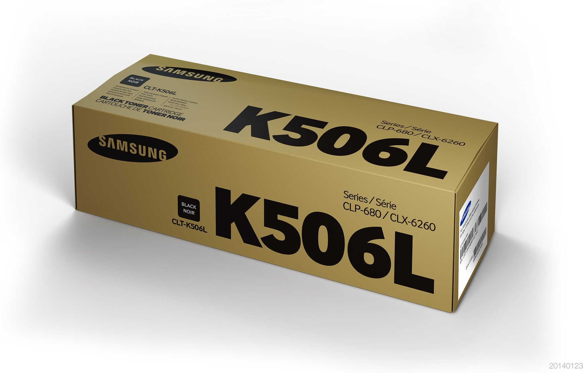 Samsung Cartucho de tóner original HP CLT-K506L de alto rendimiento, negro