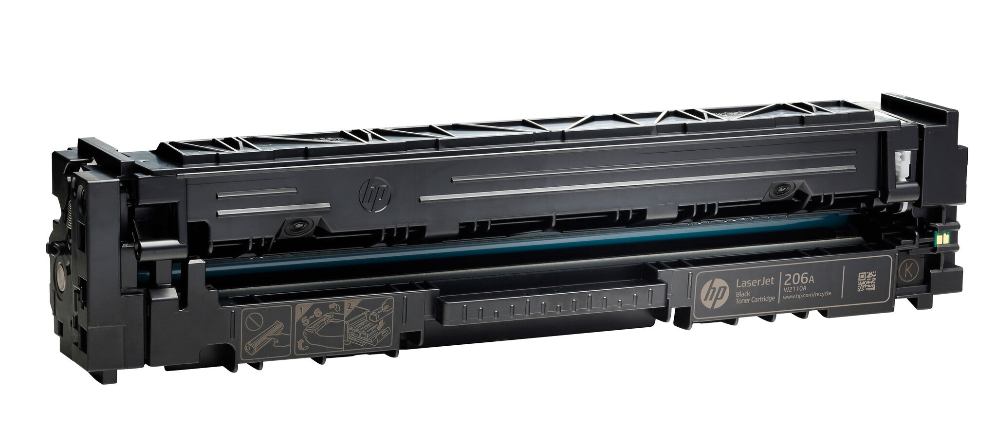 HP Cartucho de tóner original LaserJet 206A, negro