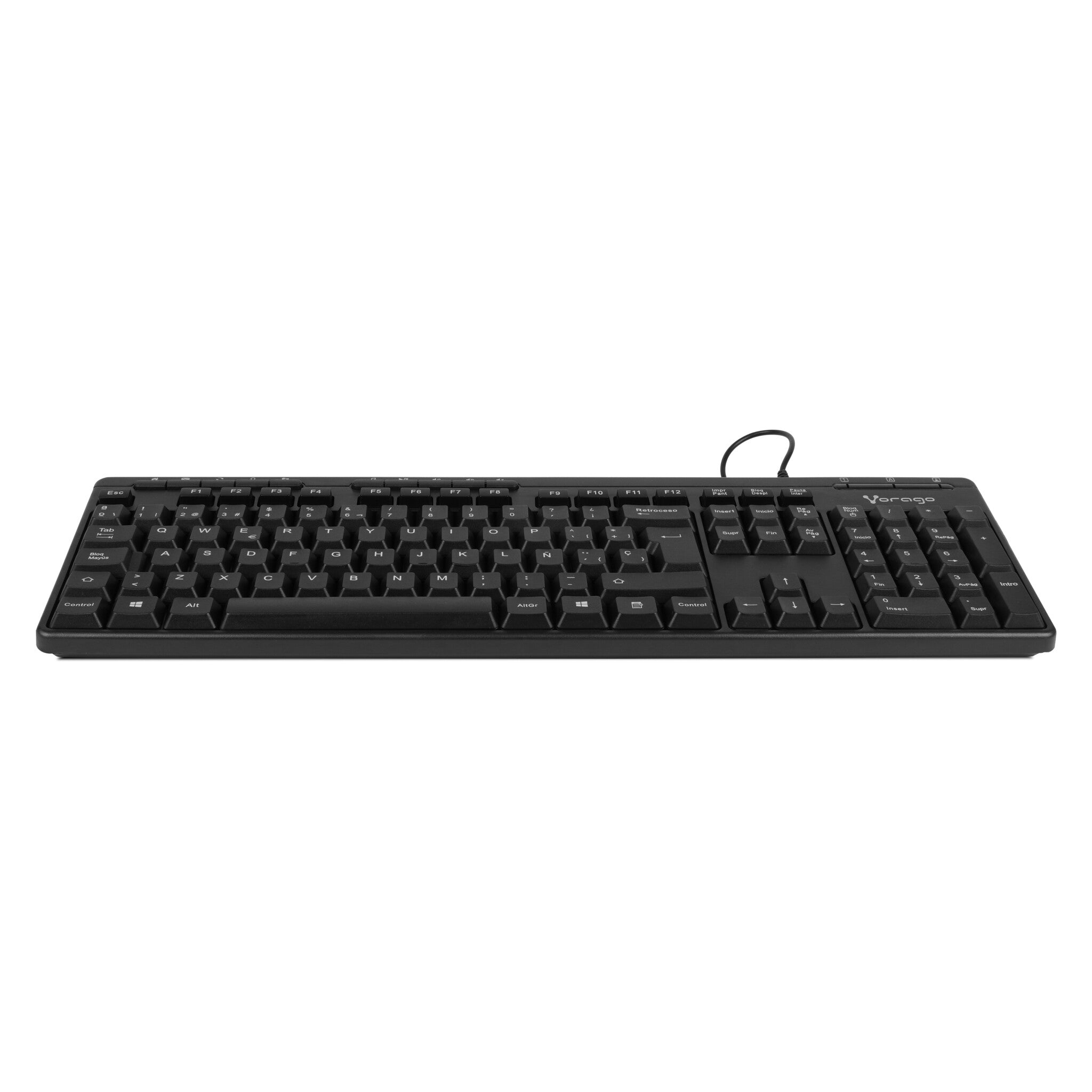 Vorago KB-202 teclado Oficina USB Español Negro