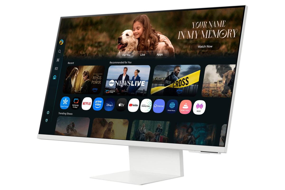 Samsung M8 LS32FM801ULXZX monitor de computadora 81.3 cm (32") 3840 x 2160 Pixeles 4K Ultra HD LCD Blanco
