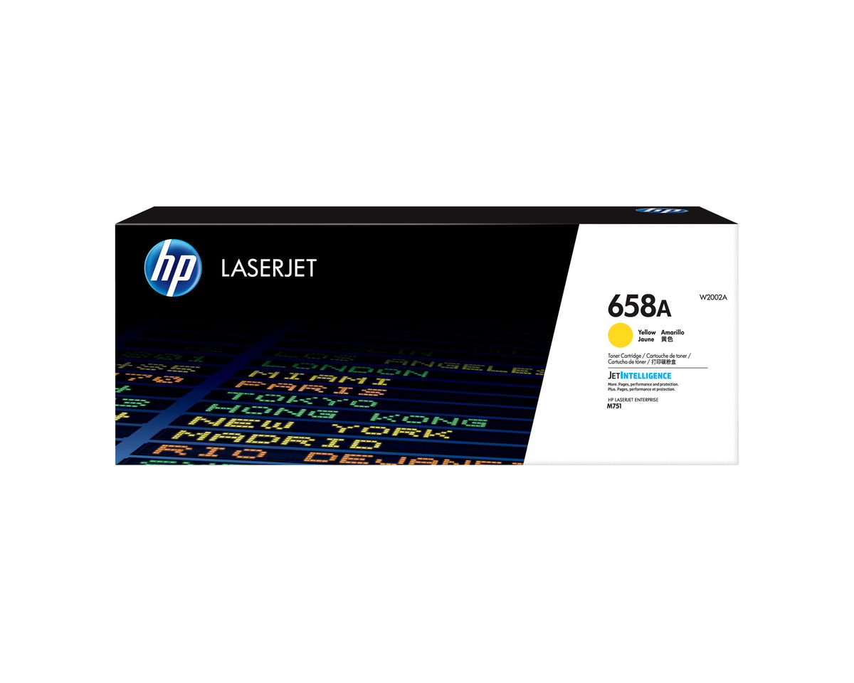 HP Cartucho de tóner original LaserJet 658A, amarillo