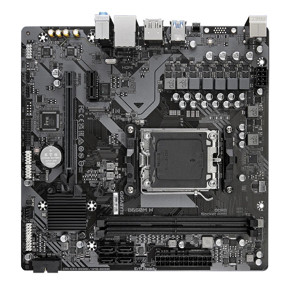 GIGABYTE B650M H placa base AMD B650 Enchufe AM5 Micro ATX