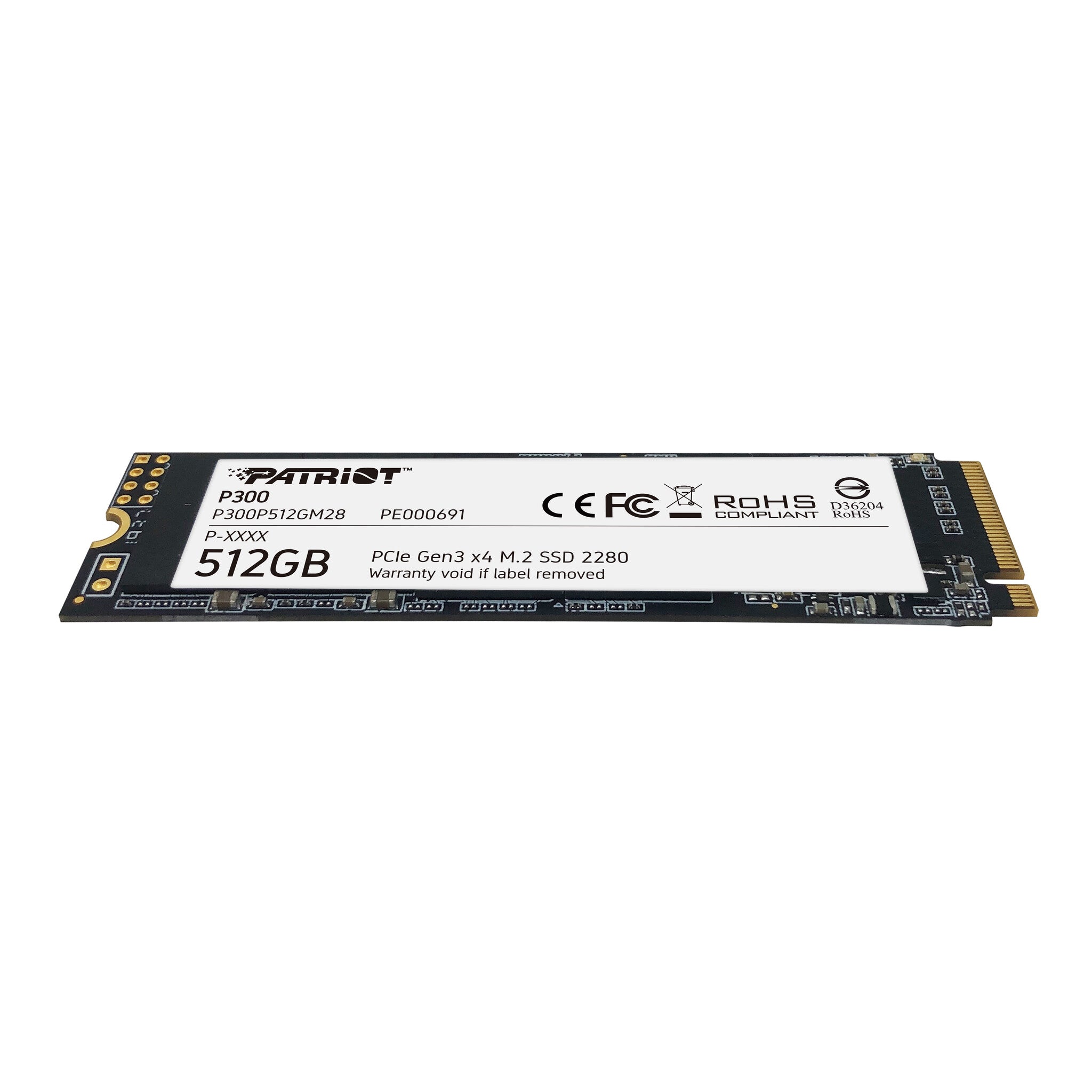Patriot Memory P300P512GM28 unidad interna de estado sólido 512 GB M.2 PCI Express NVMe