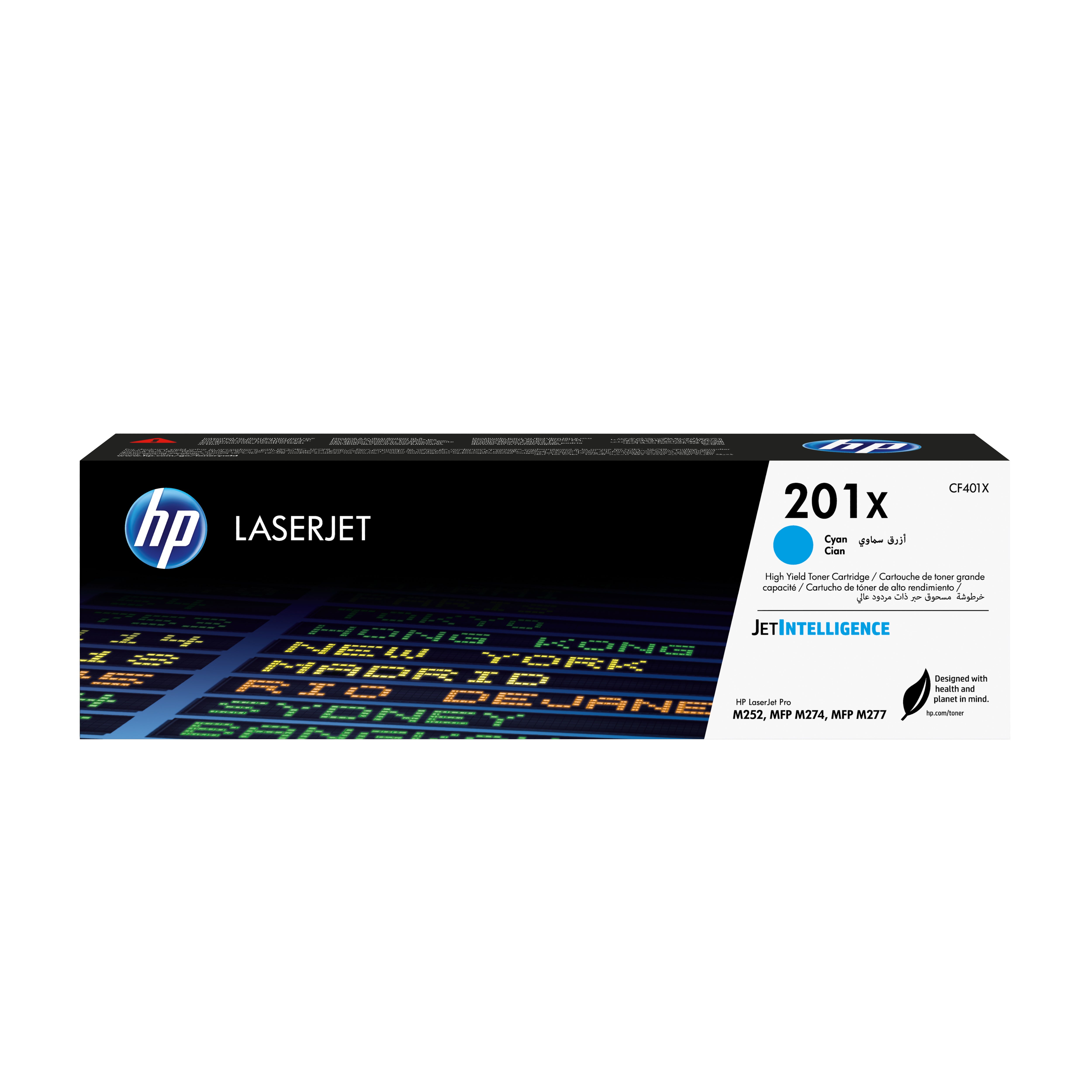 Toner HP LaserJet 201X Cian Alta Capacidad