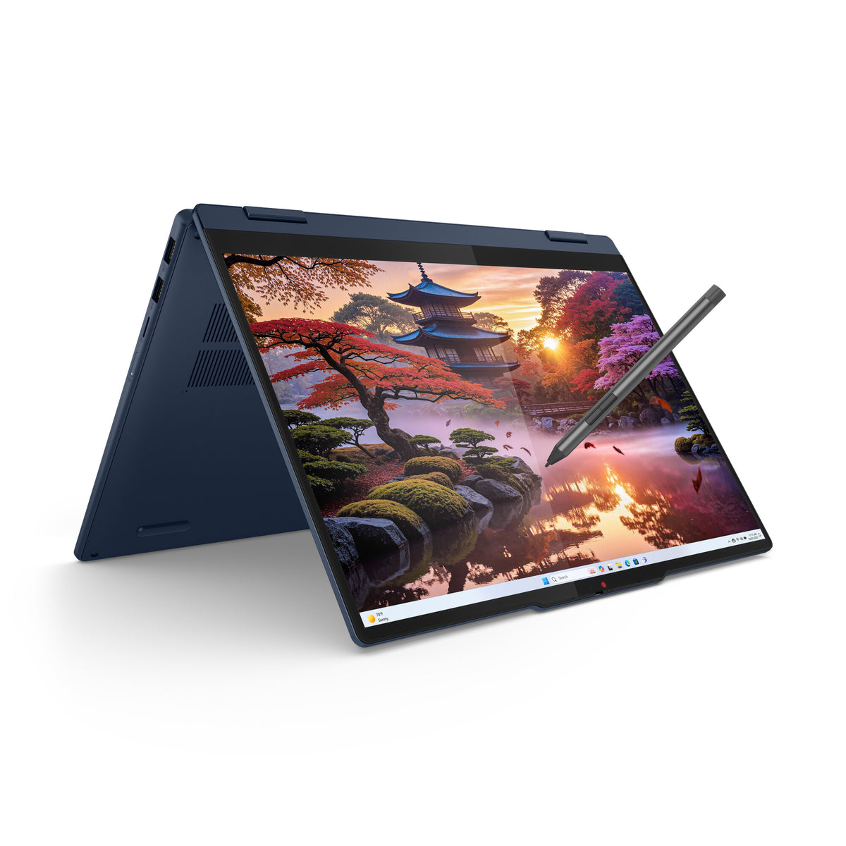 Lenovo IdeaPad 5 2-in-1 14AKP10 Copilot+ PC AMD Ryzen AI 7 350 Híbrido (2-en-1) 35.6 cm (14") Pantalla táctil WUXGA 16 GB 512 GB SSD Wi-Fi 7 (802.11be) Windows 11 Home Español Azul