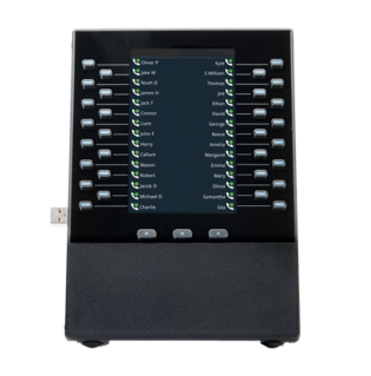 MODULO DE EXPANSION HP POLY 85X07AA / BOTONERA A COLOR PARA TELEFONO VVX450 - 30 TECAS MULTIFUNCIONALES