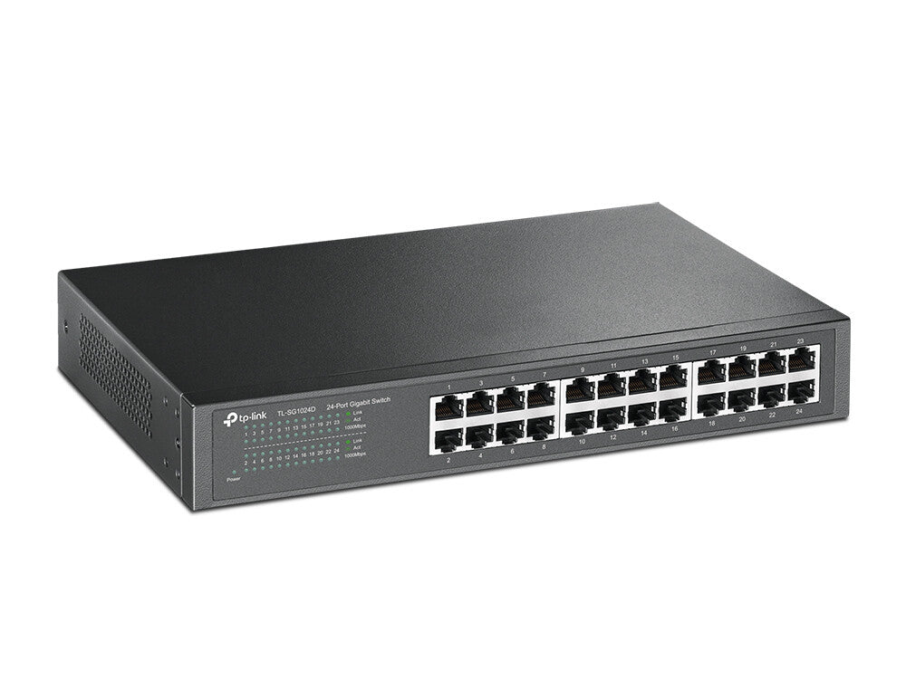 TP-Link TL-SG1024D No administrado Gigabit Ethernet (10/100/1000) Gris