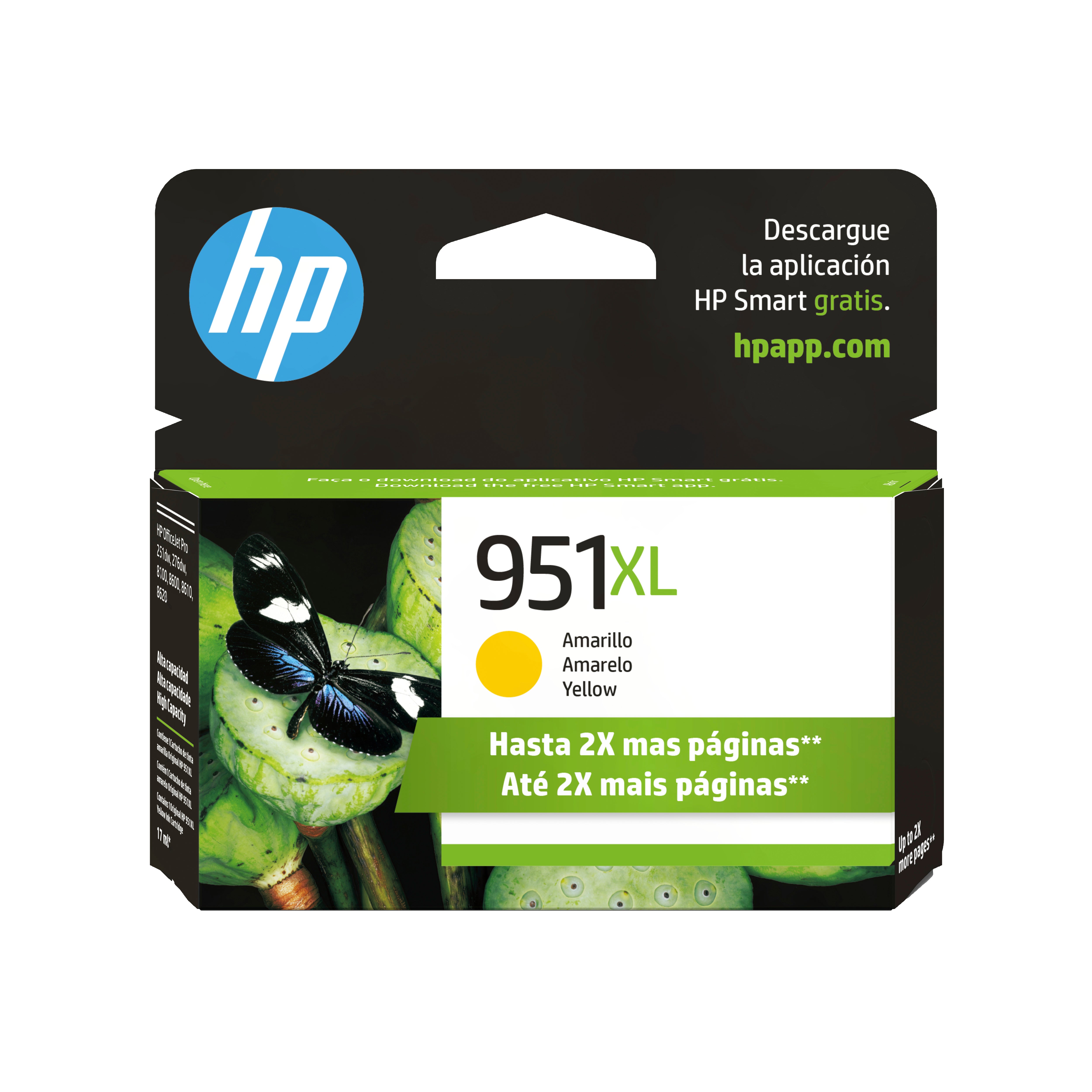 Tinta HP 951XL Amarillo OJ 8100/8600