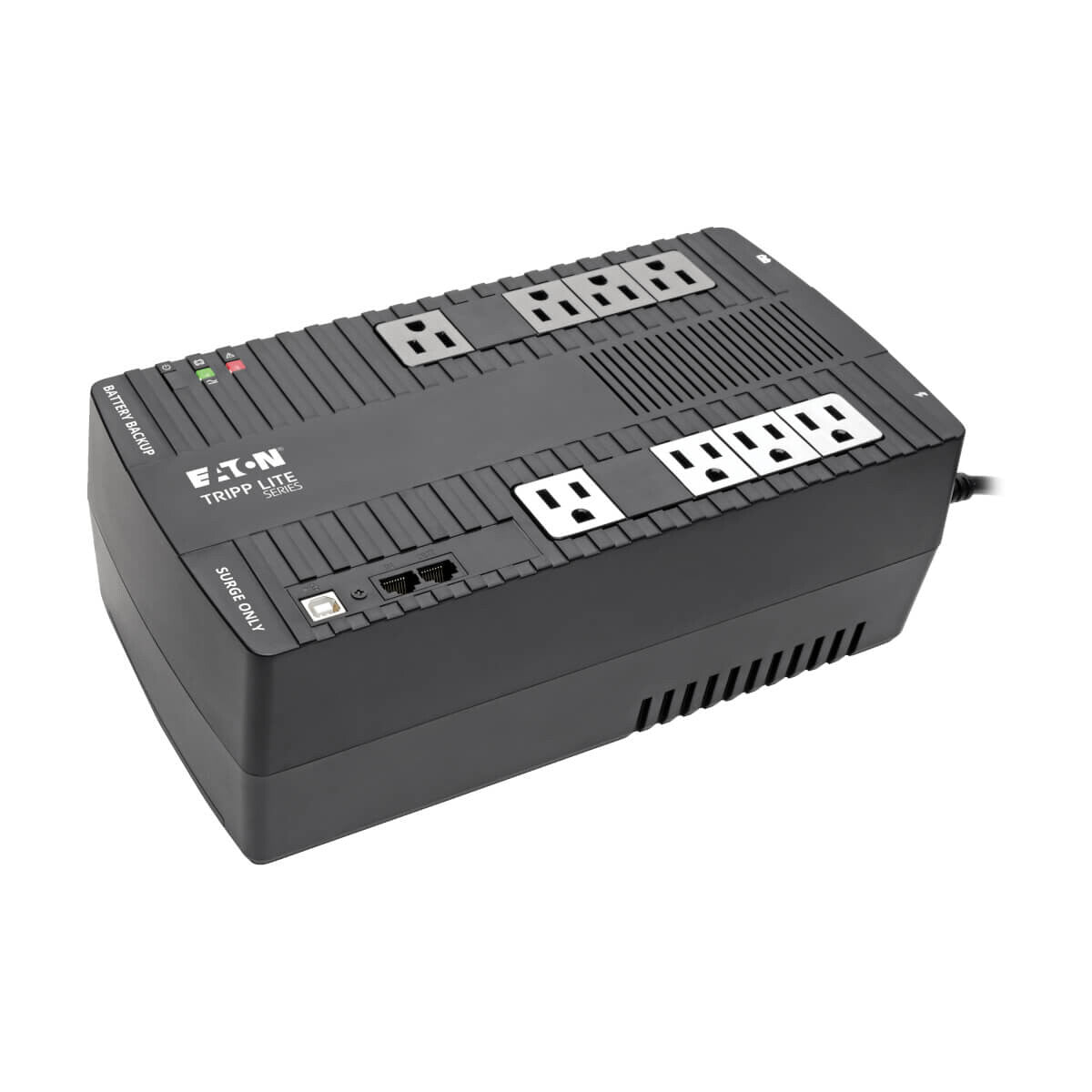 Tripp Lite AVR550U UPS Interactivo de 550VA 300W - 8 Tomacorrientes NEMA 5-15R, AVR, 120V, 50/60Hz, USB, Instalación en pared o escritorio