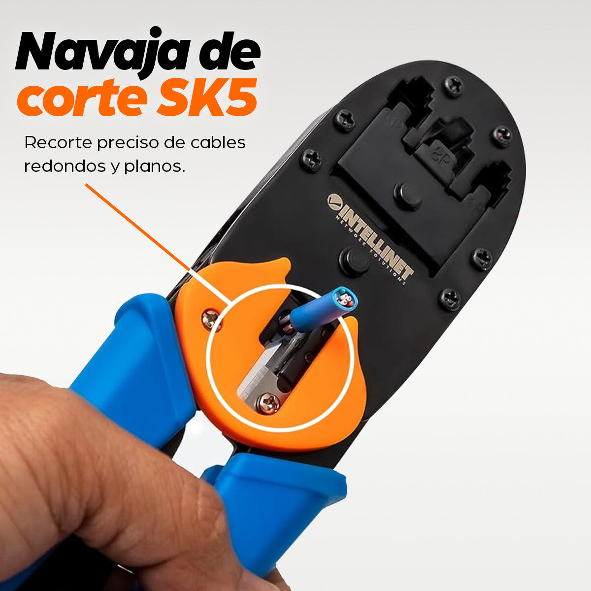 Intellinet Herramienta para Crimpear Plug Modular