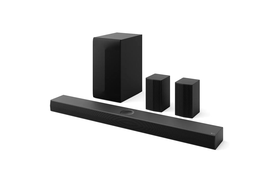 LG 500W 5.1.1-channel home cinema soundbar with Dolby Atmos and rear speakers
