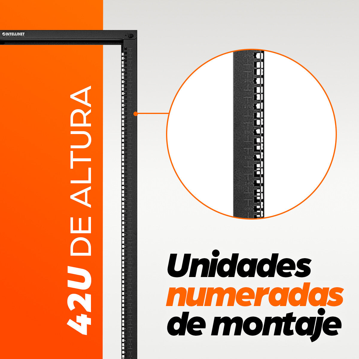 Intellinet Rack de dos postes, 19"