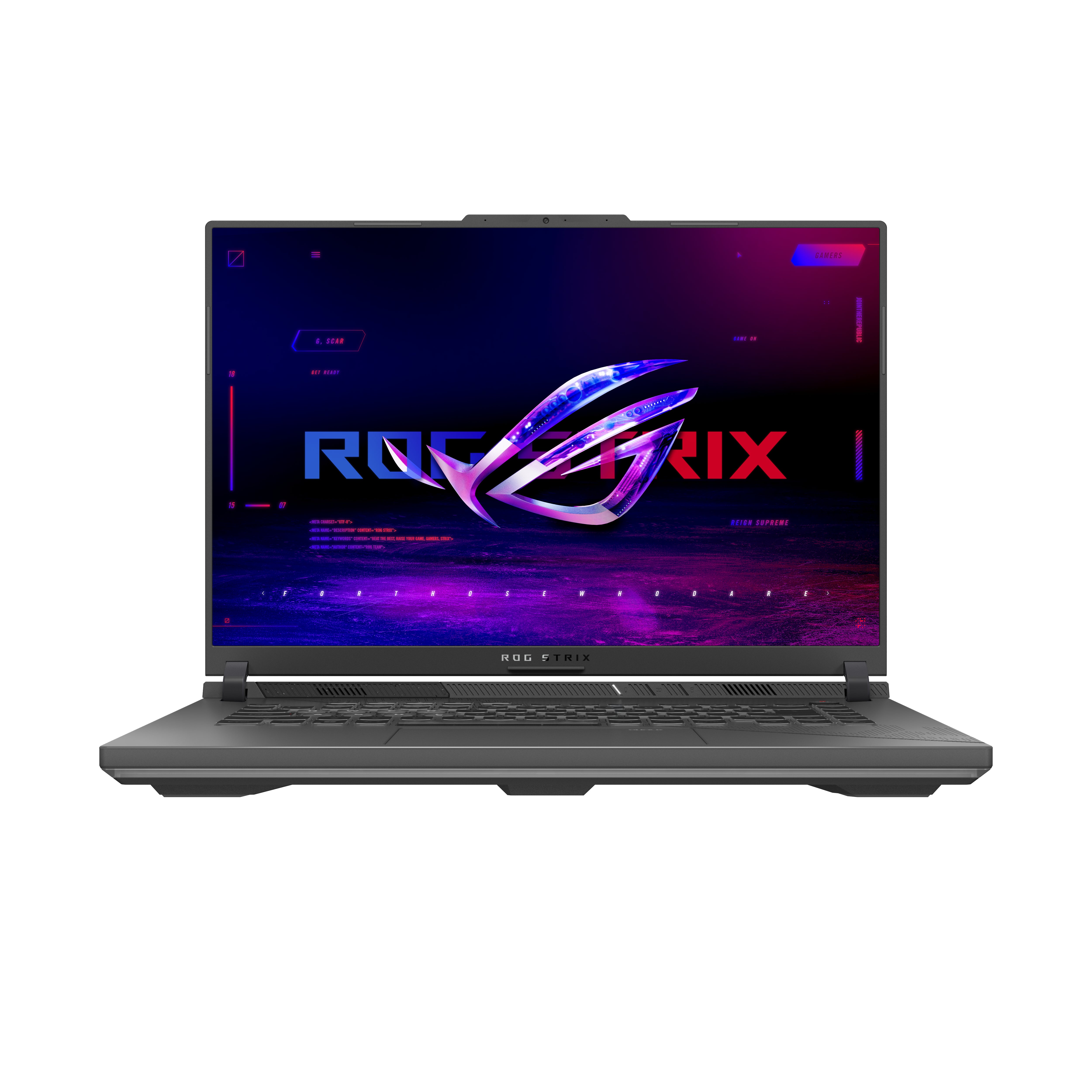 LAPTOP ASUS ROG STRIX G16, CORE I9 14900HX, 16GB, 1TB SSD, 16 PULGADAS QHD, WIN 11 HOME, VOLT GREEN, NVIDIA GEFORCE RTX 4060 8GB, 1 AÑO DE GARANTIA