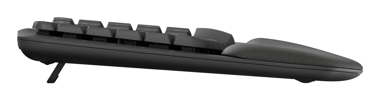Logitech Wave Keys Wireless Keyboard 10m Range Graphite Color