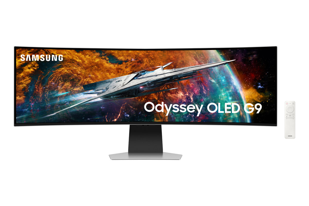 Samsung LS49CG950SLXZX monitor de computadora 124.5 cm (49") 5120 x 1440 Pixeles Dual QHD OLED Plata