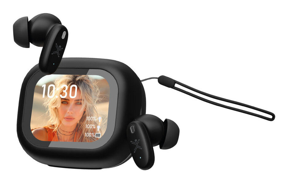 Perfect Choice PC-117230 audífono y auriculare Auriculares True Wireless Stereo (TWS) Intra auditivo Llamadas/Música Bluetooth Negro