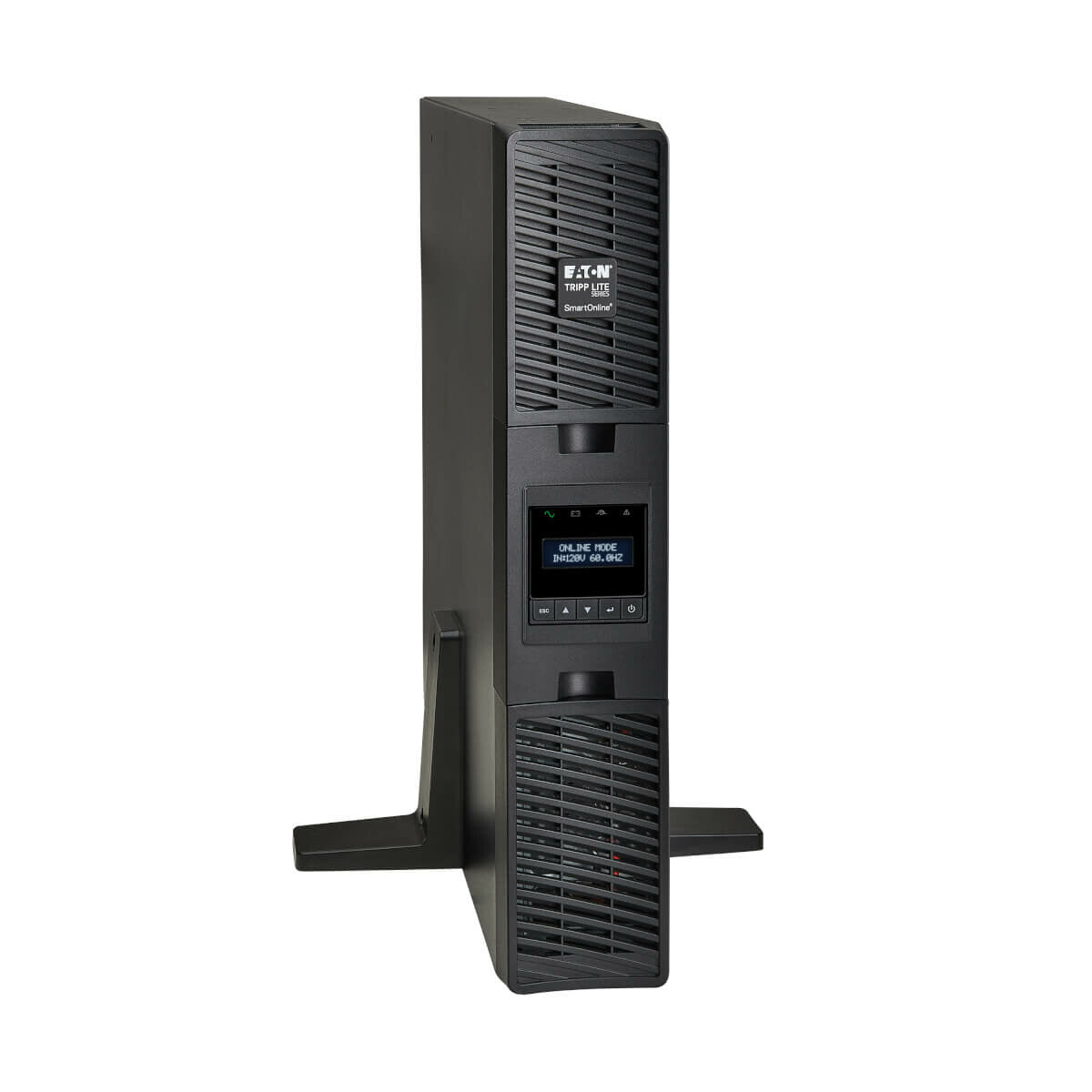 Tripp Lite SU1500RTXLCD2U SmartOnLine 1500VA 1350W 120V de doble Conversión Onda Sinusoidal UPS - 8 tomacorrientes, autonomía extendida, opción de tarjeta de red, LCD, USB, DB9, montaje en rack/torre de 2U.