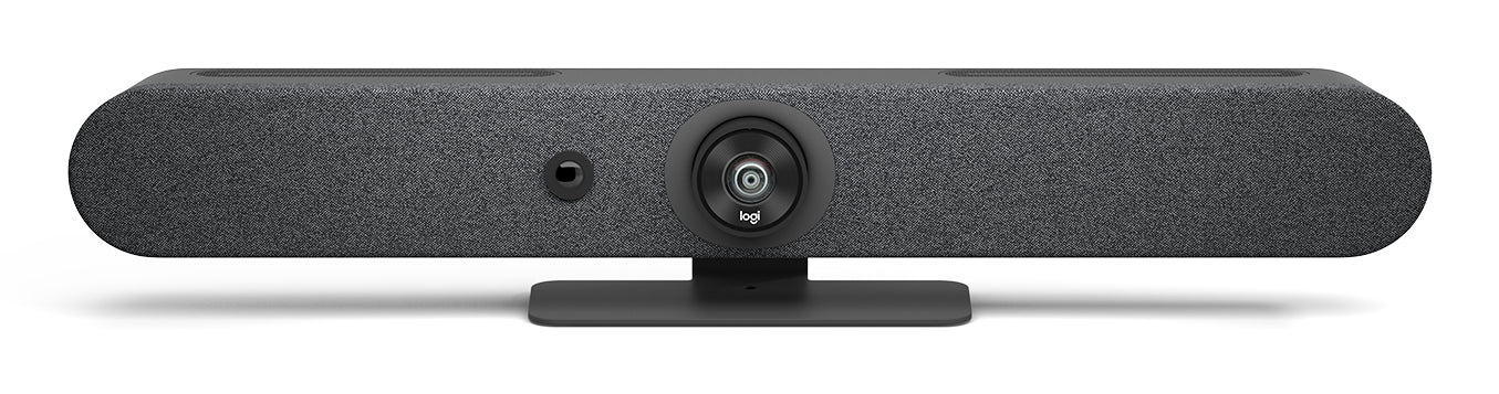 SISTEMA DE VIDEOCONFERENCIA LOGITECH RALLY BAR MINI ALL IN ONE 4K 30FPS ZOOM 4X HD IDEAL PARA SALAS PEQUEÑAS Y MEDIANAS GRAFITO