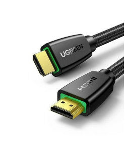 Cable HDMI 2.0 de Nylon Trenzado / 10 Metros (32.81 Pies) / 4K@60Hz / HDR / 3D / HEC (Canal Ethernet HDMI) / ARC (Canal de Retorno de Audio) / Color Profundo de 48 Bits / Audio de 32 Canales / HDCP 2.2 / Audio DTS: X / 18 Gbps / Blindaje de 4 Capas