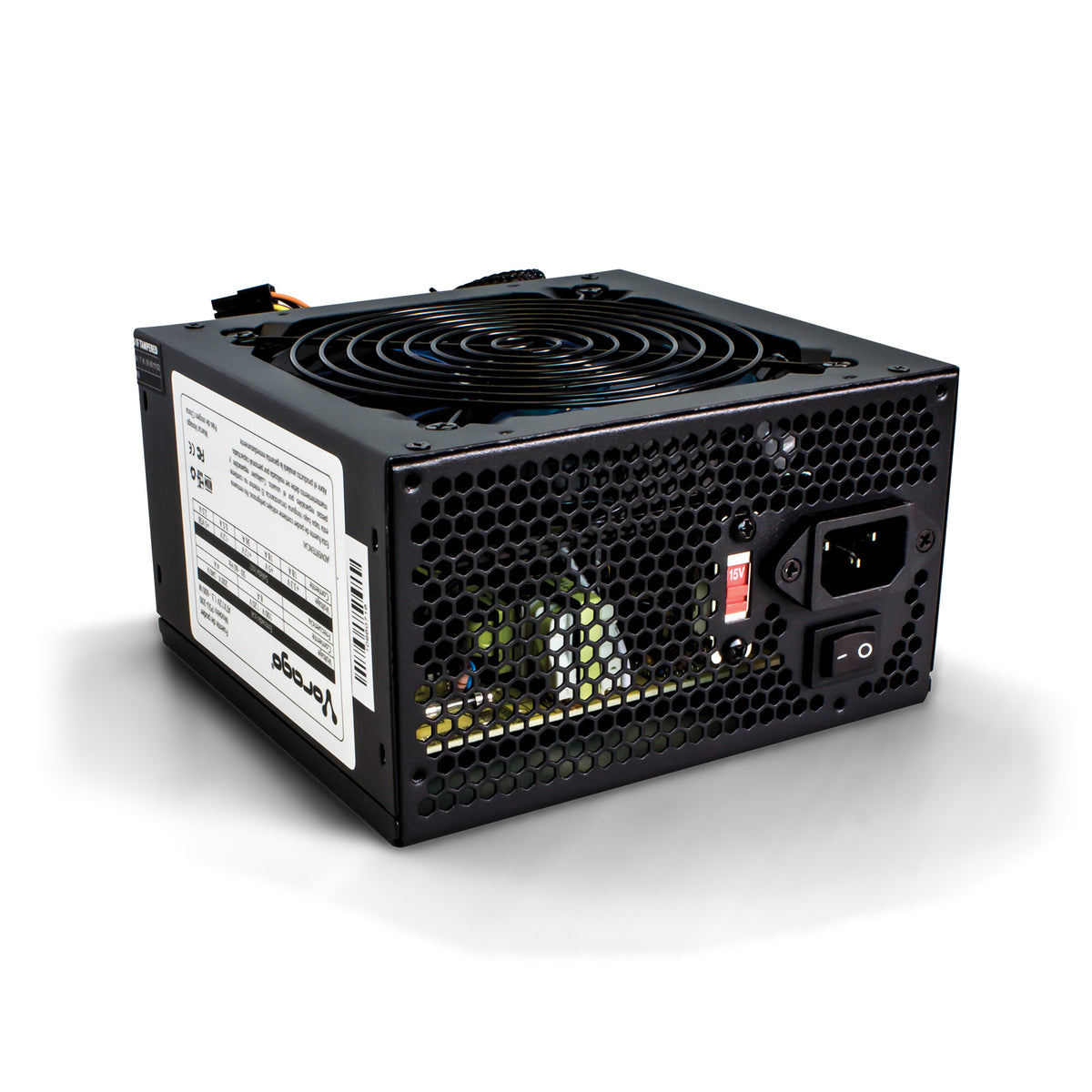 Vorago PSU-200 unidad de fuente de alimentación 600 W 20+4 pin ATX ATX Negro