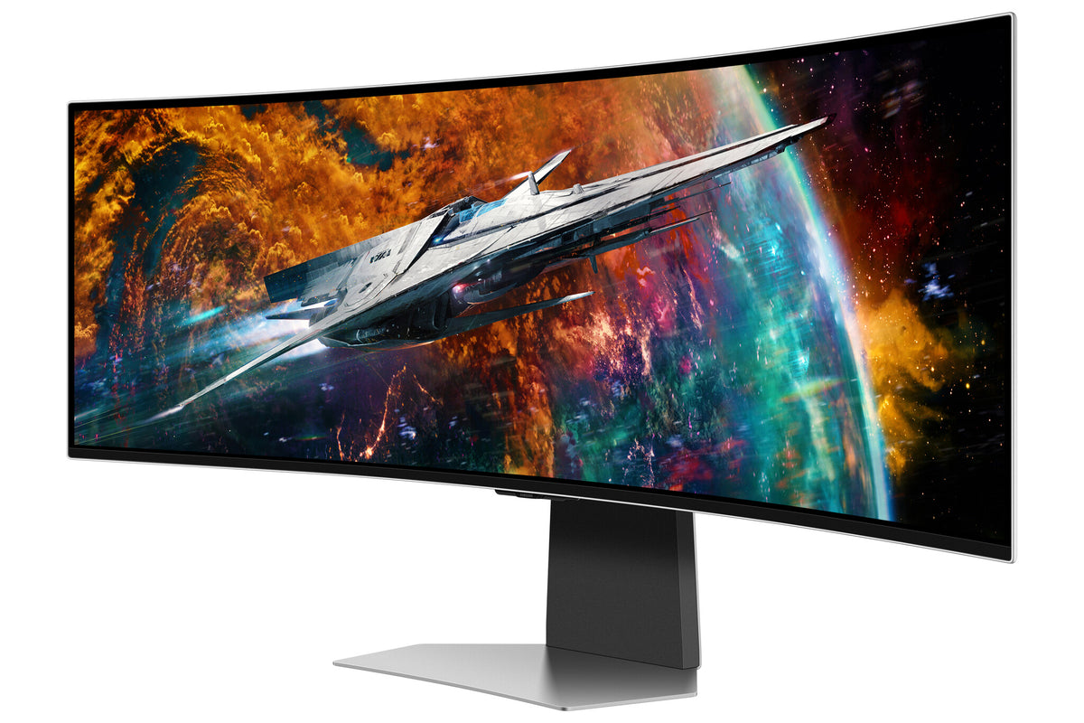 Samsung LS49CG950SLXZX monitor de computadora 124.5 cm (49") 5120 x 1440 Pixeles Dual QHD OLED Plata