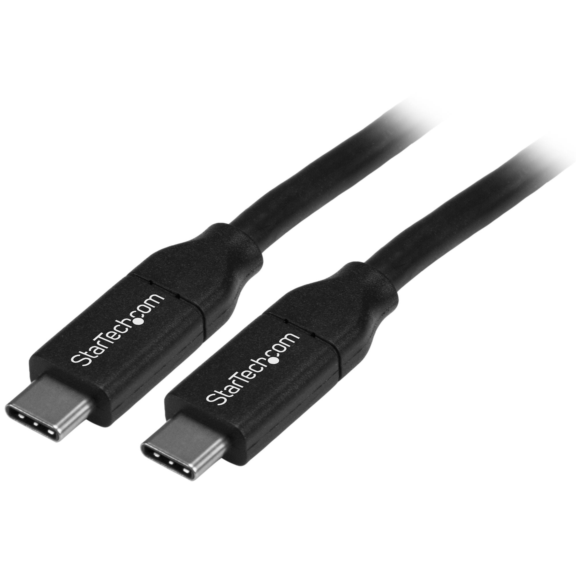 CABLE USB-C DE 4 METROS CON CAPACIDAD PARA ENTREGA DE POTENCIA (5A) - USB 2.0 - CERTIFICADO STARTECH