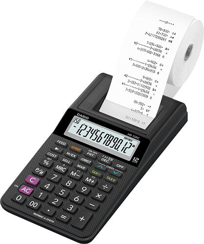 Casio HR-10RC calculadora Escritorio Calculadora de impresión Negro