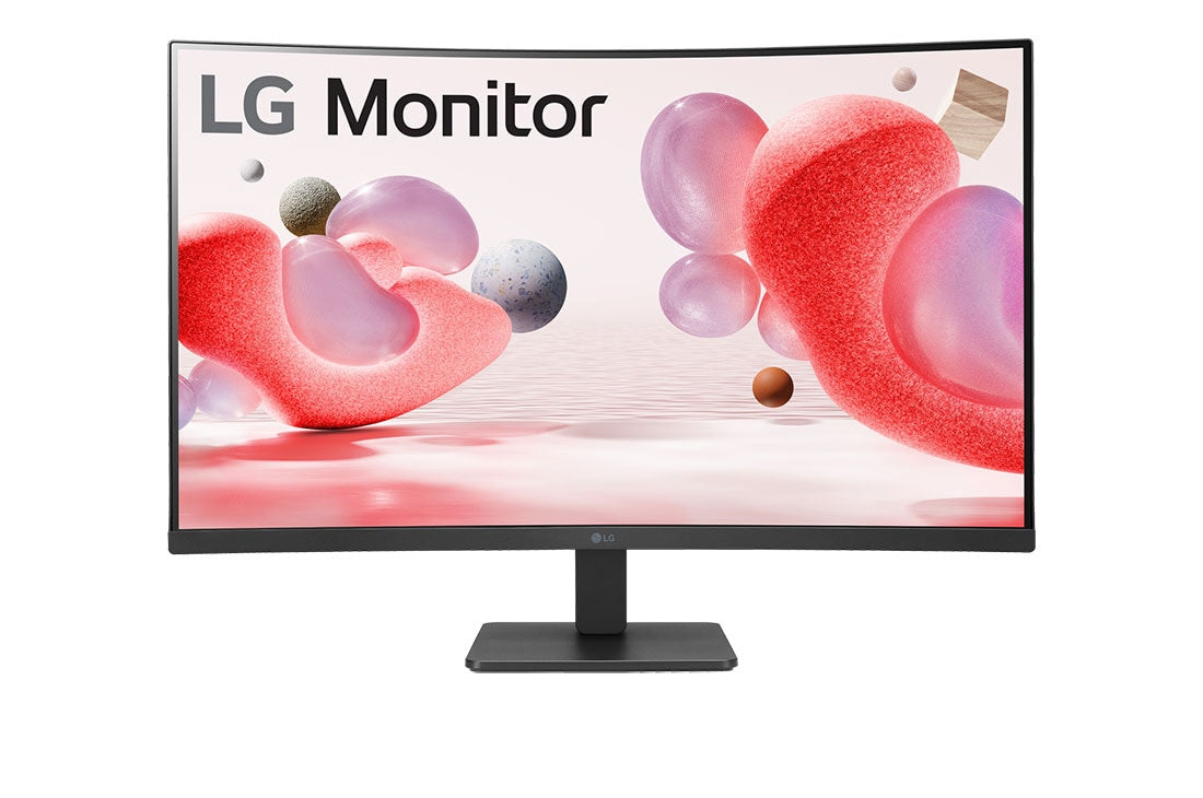 LG 32" Curved Monitor 32MR50C-B LED VA Panel 1920x1080 FHD Resolution 100Hz AMD FreeSync Flicker Free HDMI