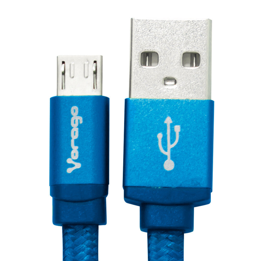 Vorago CAB-113 cable USB USB 2.0 1 m USB A Micro-USB B Azul