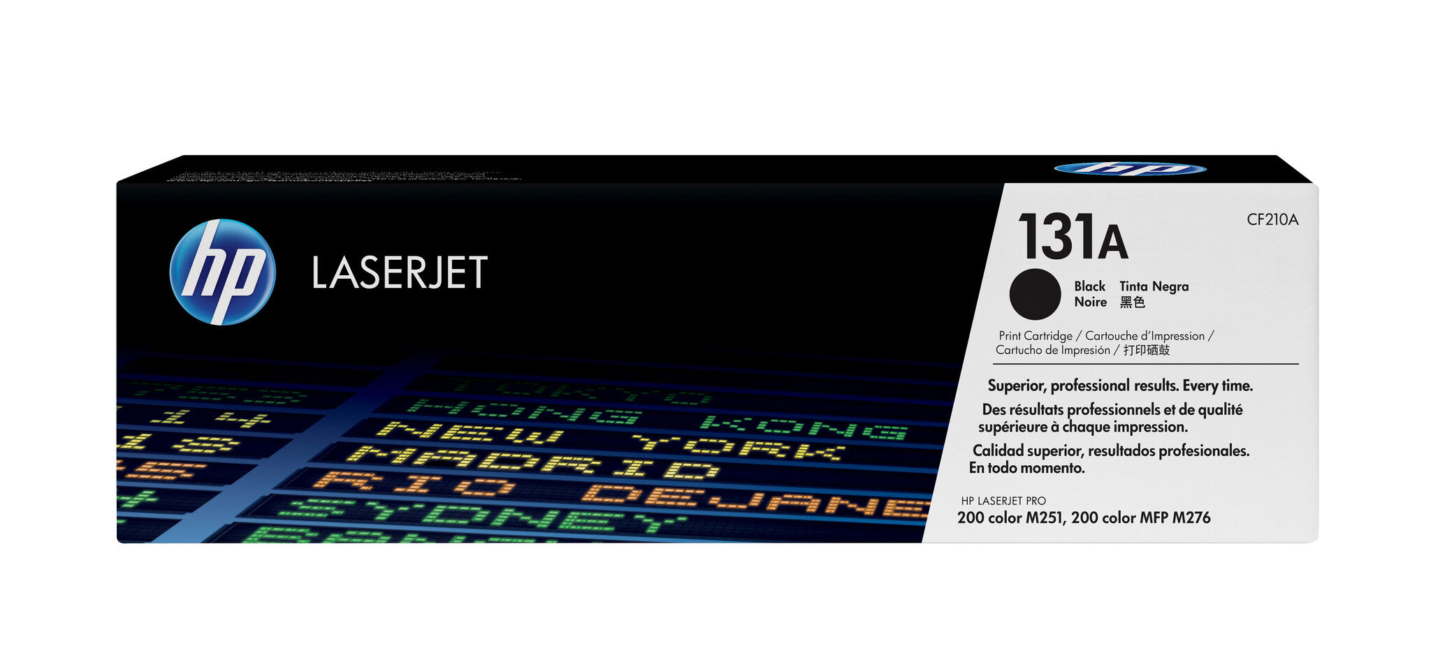 HP Cartucho original de tóner negro 131A LaserJet