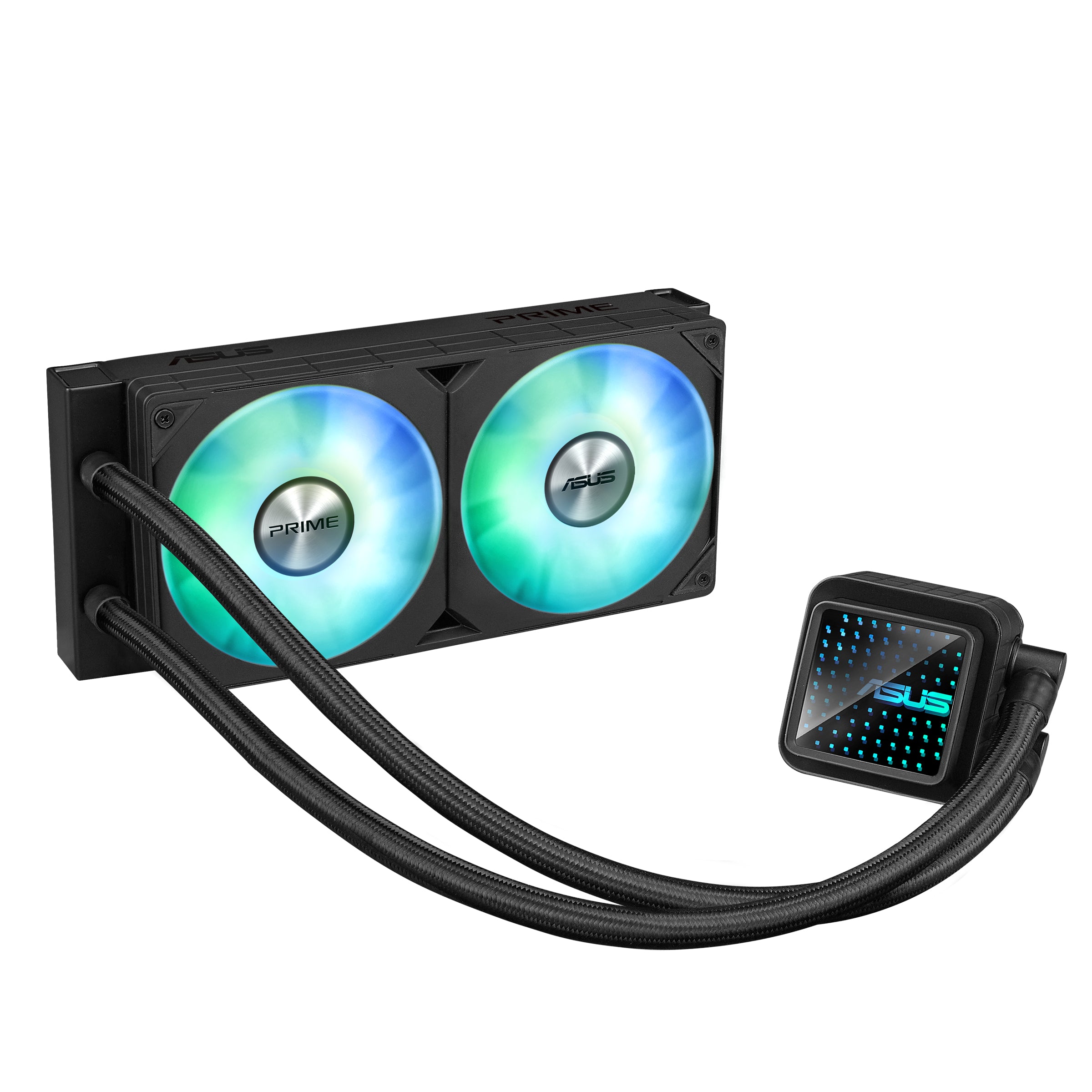 Enfriamiento Liquido Asus Prime LC 240 ARGB 2x120mm  600-2200RPM  Negro