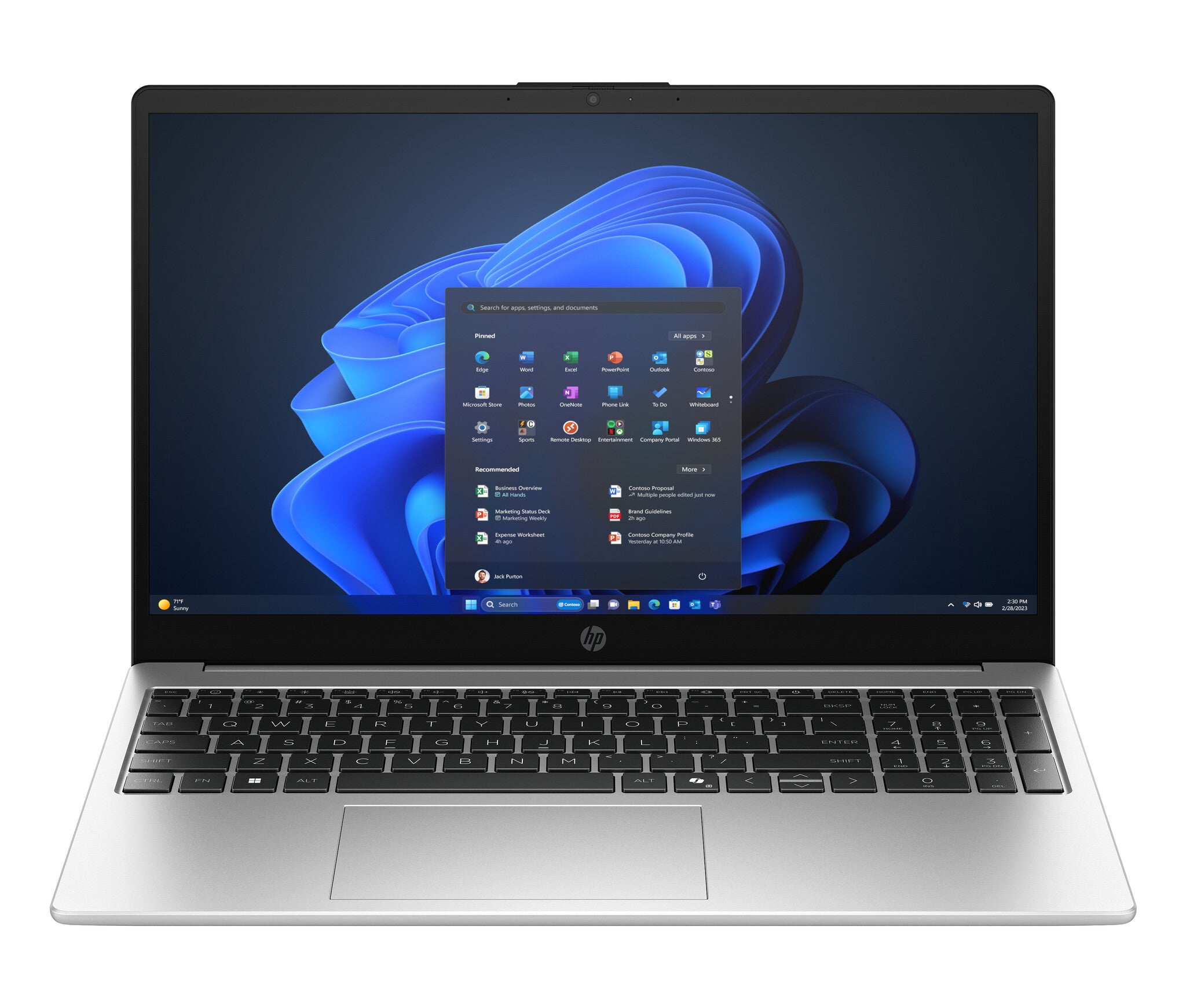 HP 255R G10 AMD Ryzen™ 3 7335U Computadora portátil 39.6 cm (15.6") Full HD 8 GB DDR5-SDRAM 512 GB SSD Wi-Fi 6 (802.11ax) Windows 11 Home Plata