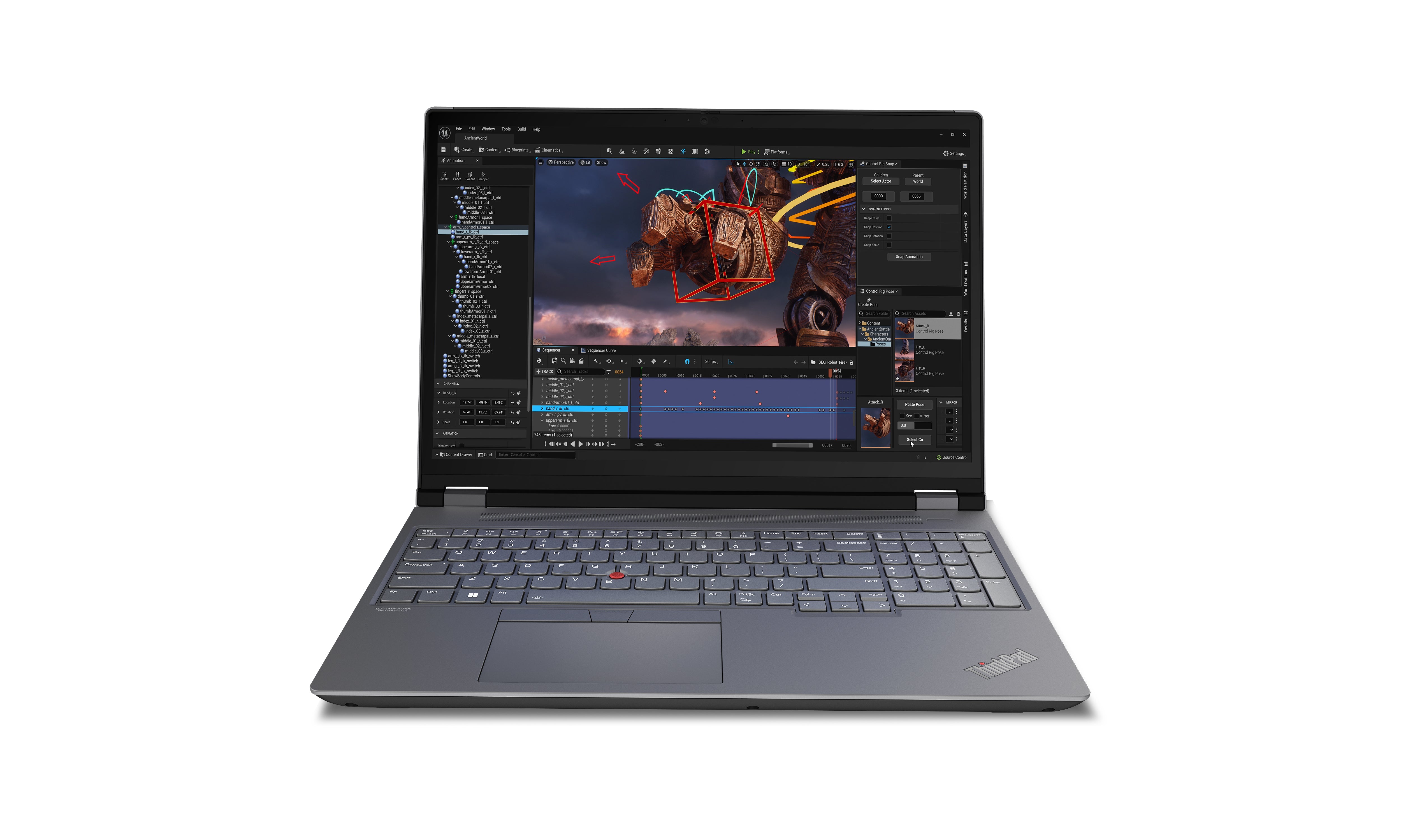 Workstation Lenovo ThinkPad P16 G2 Intel Core i7-14700HX 16 W11 Pro 64 32.0GB 1TB SSD NVIDIA RTX2000 Ada 8GB 3YOS