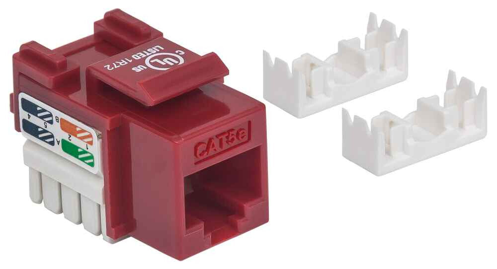 Intellinet JACK RJ45 CAT5E KEYSTONE DE IMPACTO ROJO