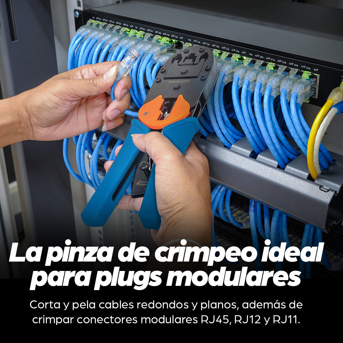 Intellinet Herramienta para Crimpear Plug Modular