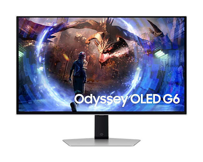 Samsung 27" Odyssey OLED G6 360 Hz Silver Monitor