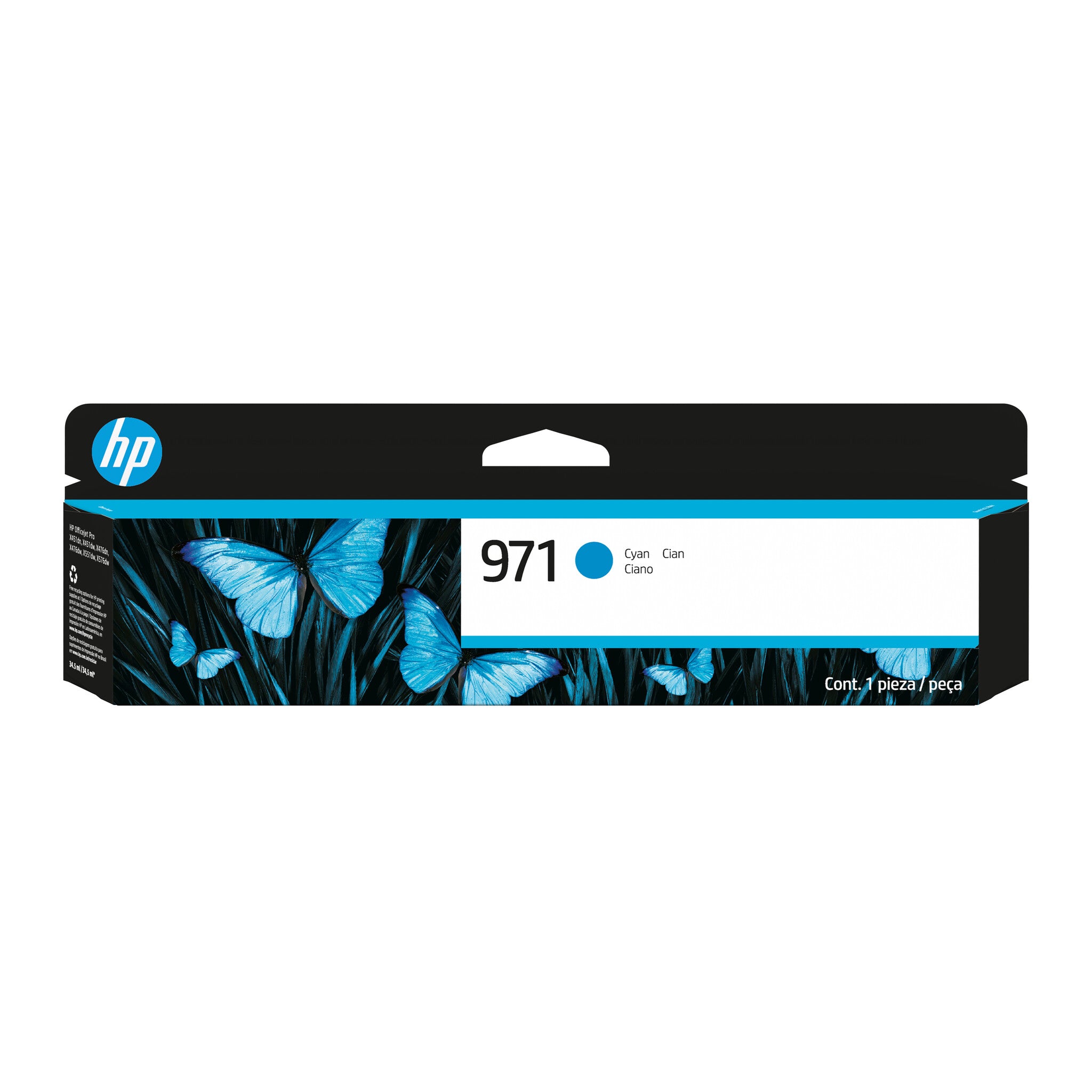 HP Cartucho original de tinta cian 971