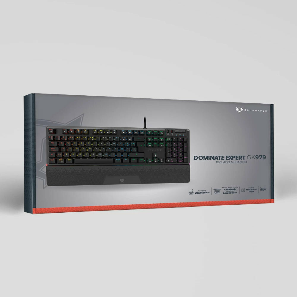 Balam Rush BR-936781 teclado Juego USB Negro
