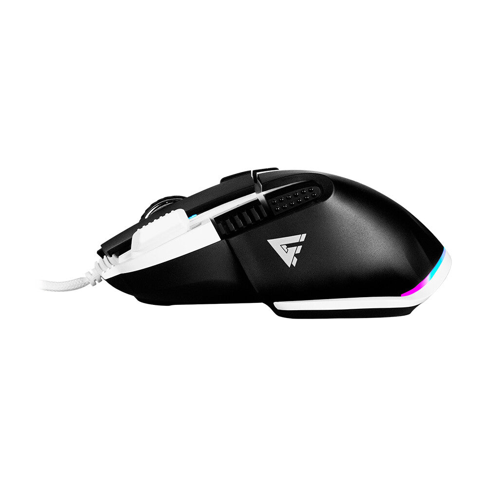 Game Factor MOG602-BK ratón Juego Diestro USB tipo A Opto-mecánica 19000 DPI