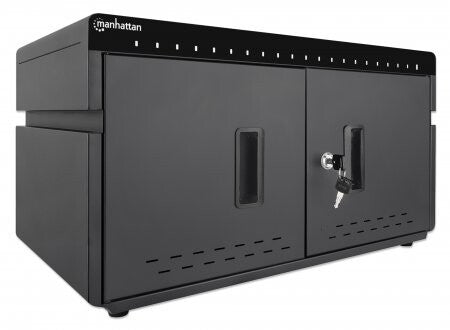 Manhattan 715959 carrito o armario de dispositivo portátil Gabinete de manejo de dispositivos portátiles Negro