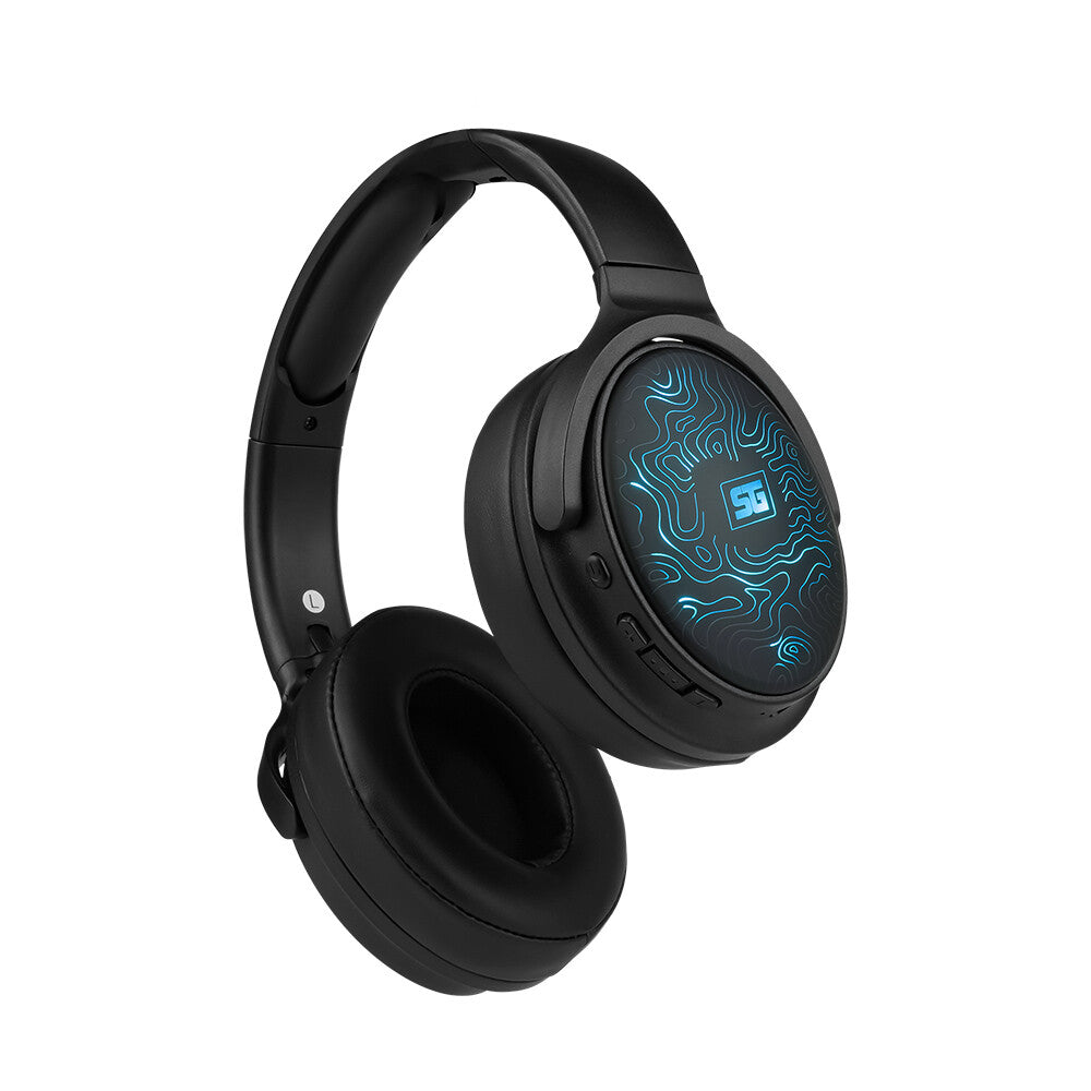 Vorago HPB-401-LED audífono y auriculare Auriculares Inalámbrico y alámbrico Diadema Llamadas/Música USB Tipo C Bluetooth Negro
