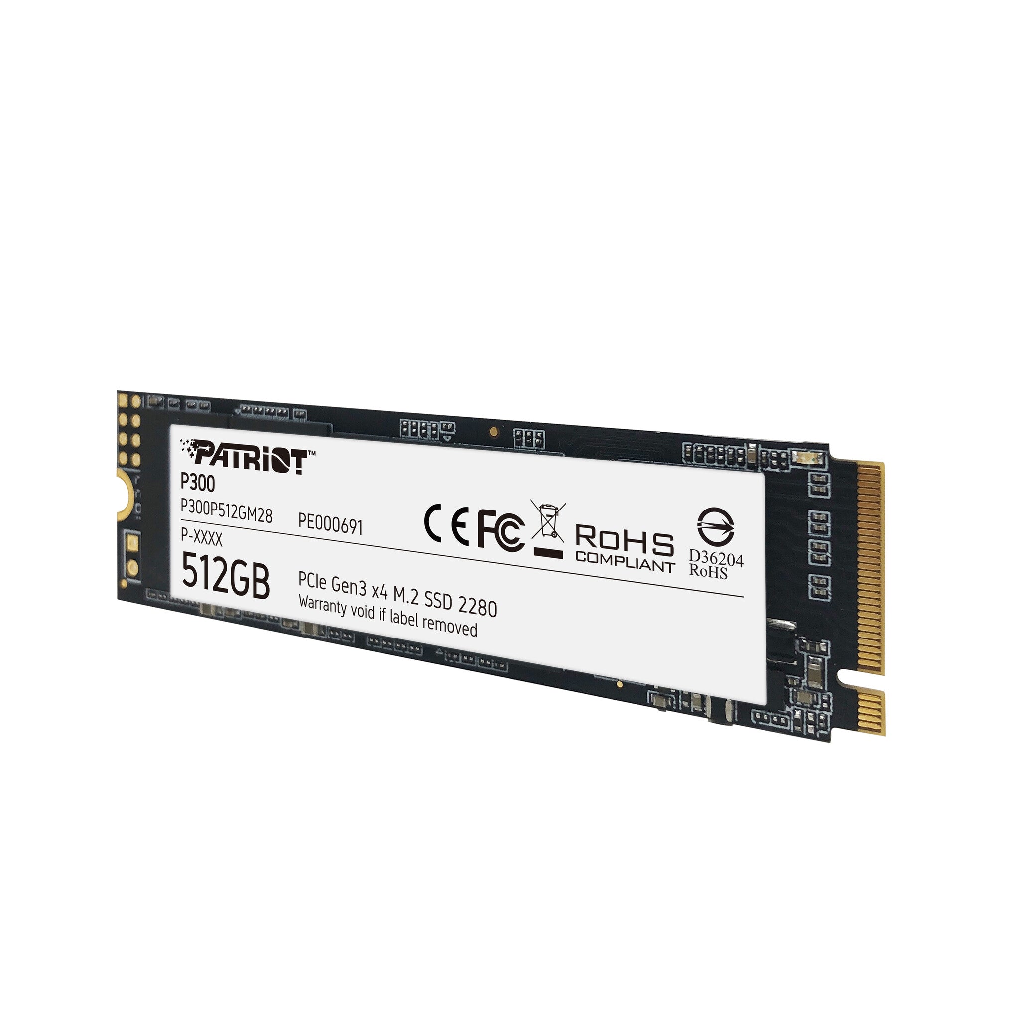 Patriot Memory P300P512GM28 unidad interna de estado sólido 512 GB M.2 PCI Express NVMe