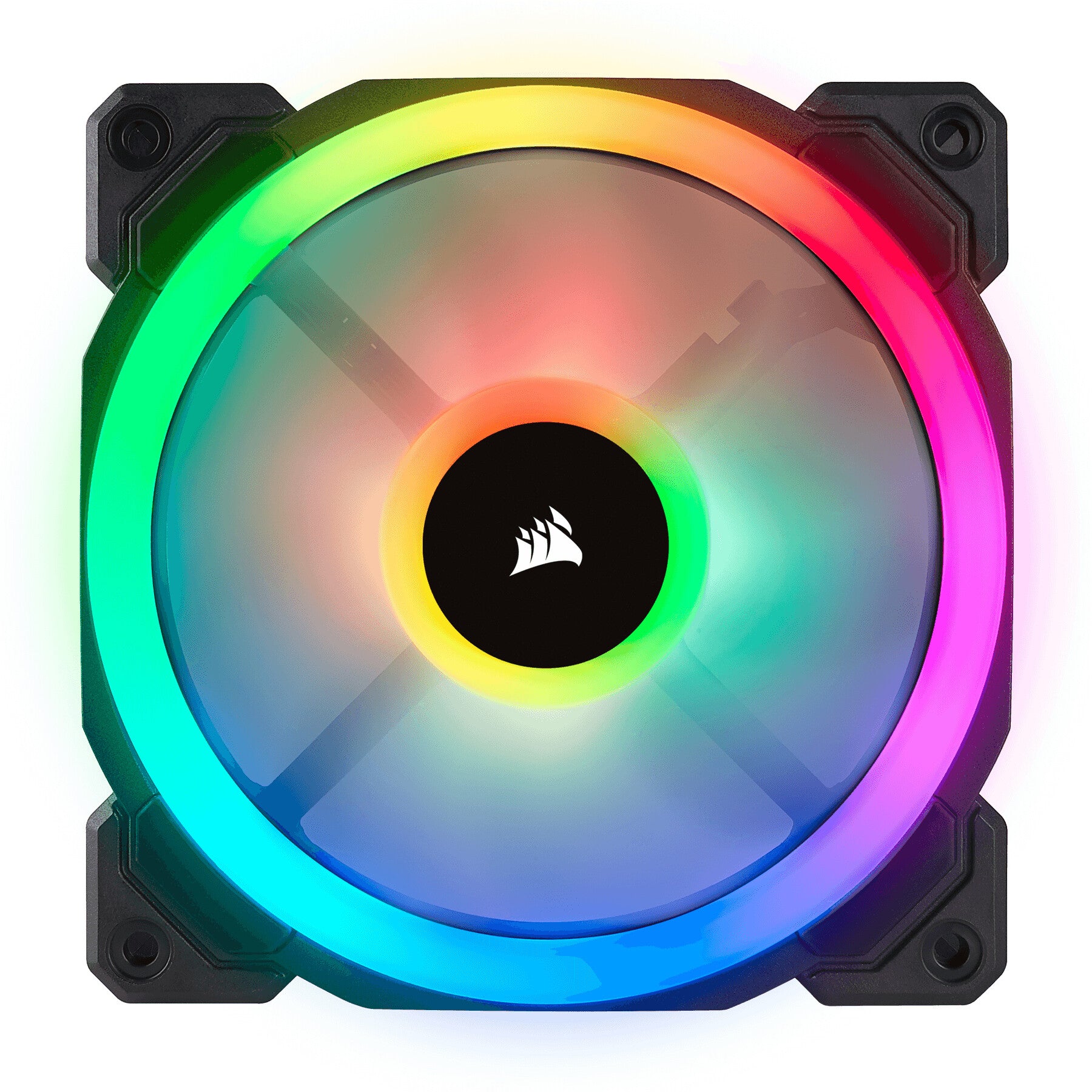 Corsair LL120 RGB Gabinete de la computadora Ventilador 12 cm Negro, Blanco