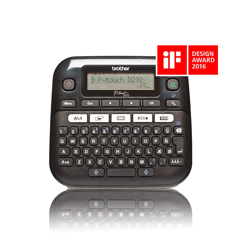 Brother PT-D210 impresora de etiquetas Transferencia térmica 180 x 180 DPI 20 mm/seg QWERTY