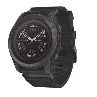 Reloj Garmin tactix® 7 – Pro Edition color negro en bisel de titanio,  multideporte con GPS ofrece funciones tácticas especializadas, así como mapas, música, funciones de entreno avanzadas.