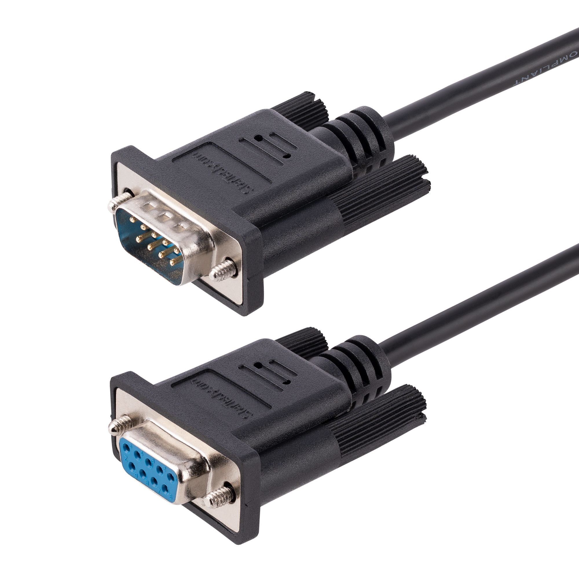 CABLE DE 3M SERIAL RS232 PARA MODEM NULO, CROSSOVER CRUZADO BLINDADO, CABLE DB9 PUERTO COM HEMBRA A MACHO COMPATIBLE DTE - STARTECH.COM MOD. 9FMNM-3M-RS232-CABLE