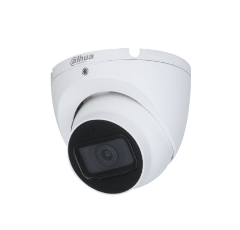 CAMARA IP DOMO DAHUA 4K/ 8 MEGAPIXELES/ LENTE DE 2.8 MM/ 105 GRADOS DE APERTURA/ MICRFONO INTEGRADO/ IR DE 30 METROS/ METLICA/ H.265/ IP67/ DWDR/ POE/