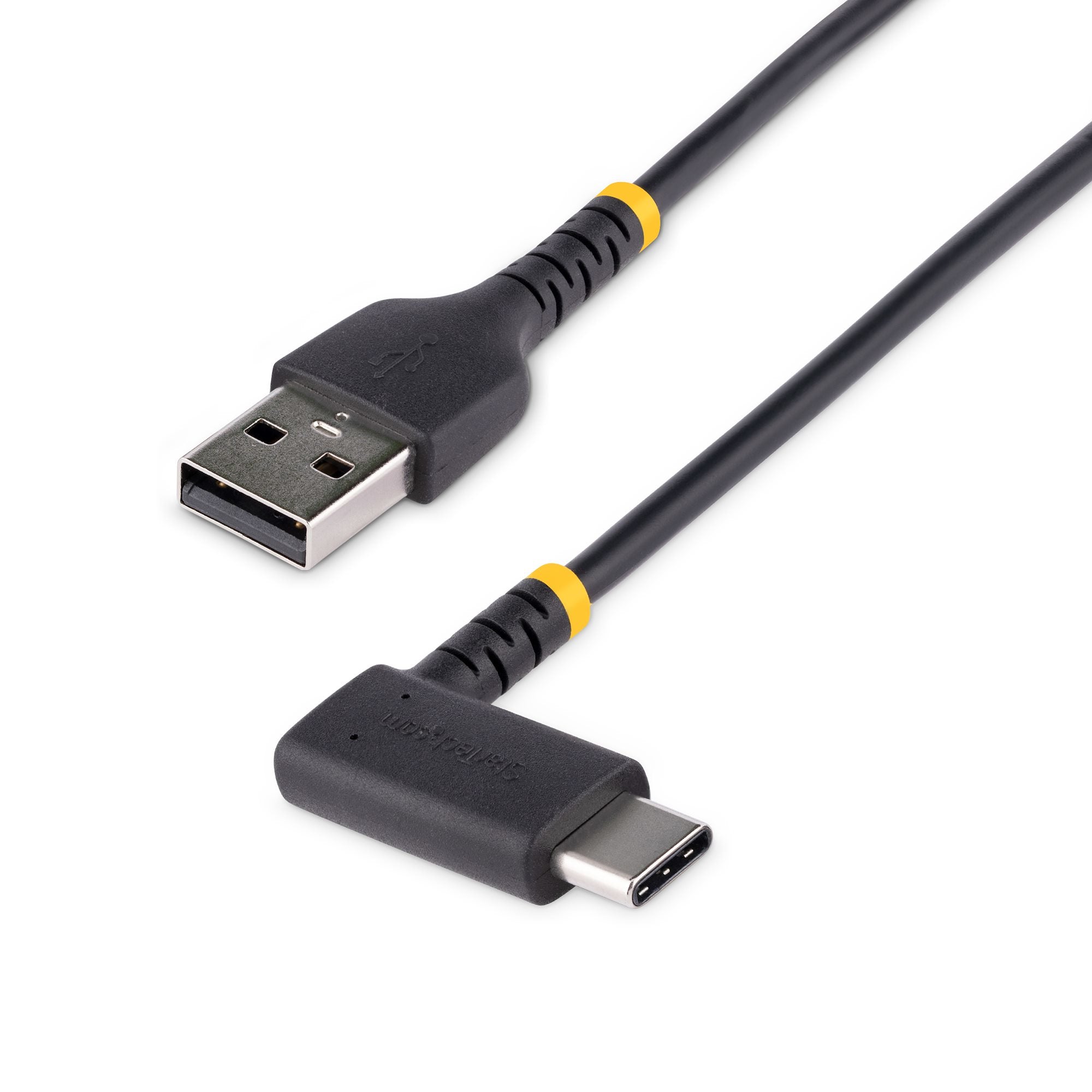CABLE 2M USB A A USB C ACODADO EN NGULO RECTO - CABLE USB-C DE CARGA RAPIDA DE ALTA RESISTENCIA - USB 2.0 A A USB TIPO-C - STARTECH.COM MOD. R2ACR-2M-USB-CABLE