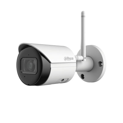 Camara IP Dahua Bullet Wifi de 4 Megapixeles Lente de 2.8mm 90° de Apertura H 265+ IR de 30Mts Microfo